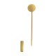 Tige en Laiton 35 x 1 mm avec base Ronde 10 mm