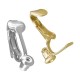 Brass Clip-On Hoop Earring Converter 8x19mm