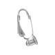 Brass Clip-On Hoop Earring Converter 8x19mm