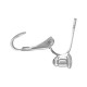 Brass Clip-On Hoop Earring Converter 8x19mm