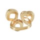 Anillo de Metal Zamak Ajustable 25mm con Engastes
