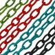 Υφασμάτινη Αλυσίδα Οβάλ 8x12mm (80cm)