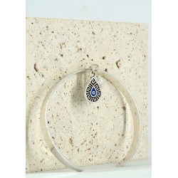 Pulsera de Metal Latón Ajustable con Anilla 54mm