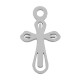 Breloque Croix 8x14mm en Acier Inoxydable 304