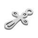 Stainless Steel 304 Charm Cross 8x14mm