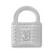 Breloque Cadenas 13x18mm en Acier Inoxydable 304