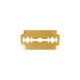 Pendentif en Acier Inoxydable 304 en Forme de lame de Rasoir 15 x 30 mm