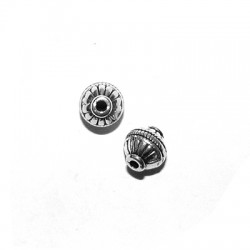 Perle en Zamak à Motifs 9 x 10 mm Ø 1.8 mm