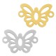 Intercalaires Papillon 14x9mm en Acier Inoxydable 304