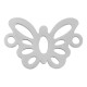 Intercalaires Papillon 14x9mm en Acier Inoxydable 304