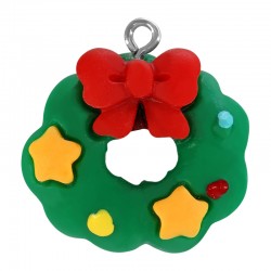 Pendentif en Résine Couronne 26 x 22 mm