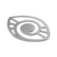 Stainless Steel 304 Evil Eye 63x85mm