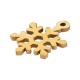 Stainless Steel 304 Charm Snowflake 13x18mm