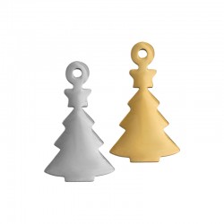 Breloque en Acier Inoxydable 304 « Christmas Tree » 11 x 18 mm