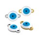 Connecteur en Acier Inoxydable 304 Evil Eye 9.7 x 6 mm
