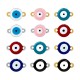 Stainless Steel 304 Connector Evil Eye 12x8mm