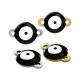 Connecteur en Acier Inoxydable 304 Evil Eye 12 x 8 mm