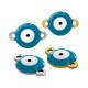 Connecteur en Acier Inoxydable 304 Evil Eye 15 x 10 mm