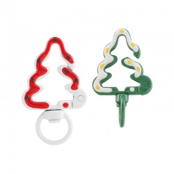 Porte-Clés Zamak en Forme D'Arbre 27 x 44 mm/5 mm
