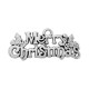 Μεταλλικό Ζάμακ Χυτό Μοτίφ "Merry Christmas" 35x15mm