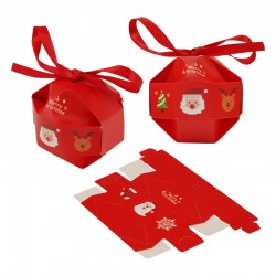 Boîte de Noël en Papier 80 mm
