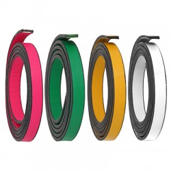 Cordón de Cuero Artificial Plano 10x2.3mm