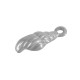 Breloque Coquille 7x18mm en Acier Inoxydable 304