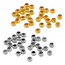 Perle à Sertir en Laiton 2.8 x 2.1 mm Ø 1.8 mm