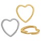 Portachiavi in Metallo a Forma di Cuore 30X31 mm