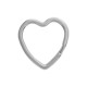 Metal Key Ring Heart 30x31mm