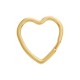 Metal Key Ring Heart 30x31mm