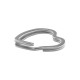 Porte-Clés Métallique en Forme de cœur 30 x 31 mm