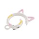 Zamak Key Ring Cat 24.5x35mm/4mm