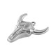 Pendentif tête de Taureau en Acier Inoxydable 304 24 x 28 Mm/4.6 mm