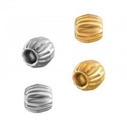 Stainless Steel 304 Bead 3.6x3.4mm Ø1.2mm