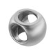 Perla in Acciaio Inossidabile 304 con Fori 5X6.8 mm Ø3.3 mm
