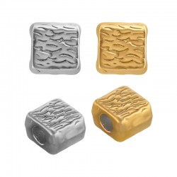Perla in Acciaio Inossidabile 304 5X4.9 Mm/3.3 mm Ø1.5 mm
