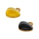Ciondolo a Cuore in Acciaio Inossidabile 304 Smaltato 5X5.5 Mm/1.9 mm