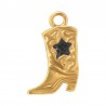 18K Gold/ Black