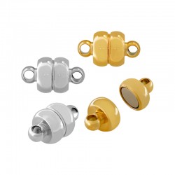 Fermoir Magnétique en Acier Inoxydable 304 7 x 12 mm Ø 1.7 mm