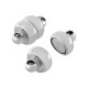 Stainless Steel 304 Magnetic Clasp 7x12mm Ø1.7mm