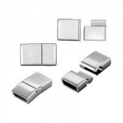 Fermoir Magnétique en Acier Inoxydable 304 12 x 20 mm/5 mm Ø10 x 3 mm