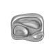 Ανοξείδωτο Ατσάλι 304 Χάντρα Σωληνάκι 4.8x5.6mm Ø1.7mm