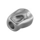 Ανοξείδωτο Ατσάλι 304 Χάντρα Σωληνάκι 4.8x5.6mm Ø1.7mm