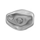 Perla in Acciaio Inossidabile 304 6.2X8.2 mm Ø1.6 mm