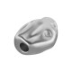 Perla in Acciaio Inossidabile 304 6.2X8.2 mm Ø1.6 mm
