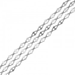 Chaîne en Acier Inoxydable 304 8.6 x 13.4/1.5 mm et 2 x 6 mm