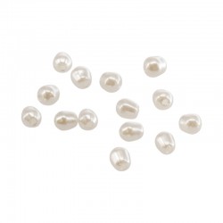 Pearl ABS Bead Round 4.4x5mm Ø1mm