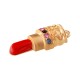 Enameled Zamak Charm Lipstick 10x26mm
