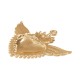 Enameled Zamak Charm Heart with Wings 39x36mm